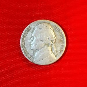 1943 S Jefferson Silver War Error Nickel
